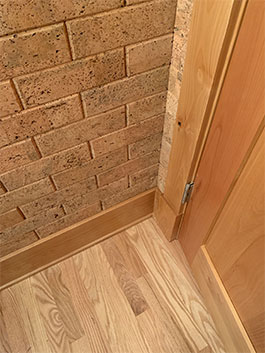 Wooden Floor Brick Wall