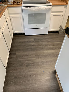 Dark Wood Kitchen Floor
